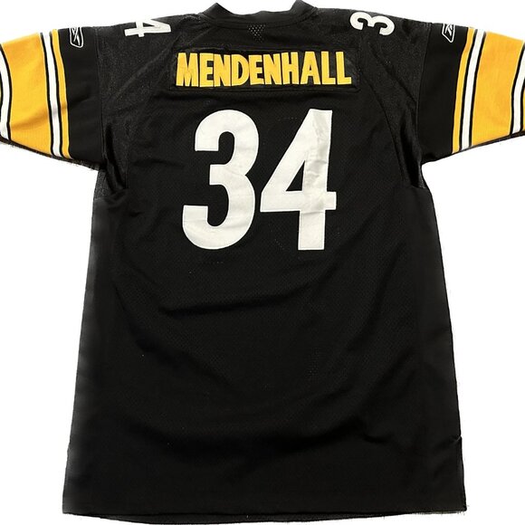 Rashard Mendenhall Pittsburgh Steelers Reebok Throwback Authen Jersey – Men's 50 - Picture 2 of 8